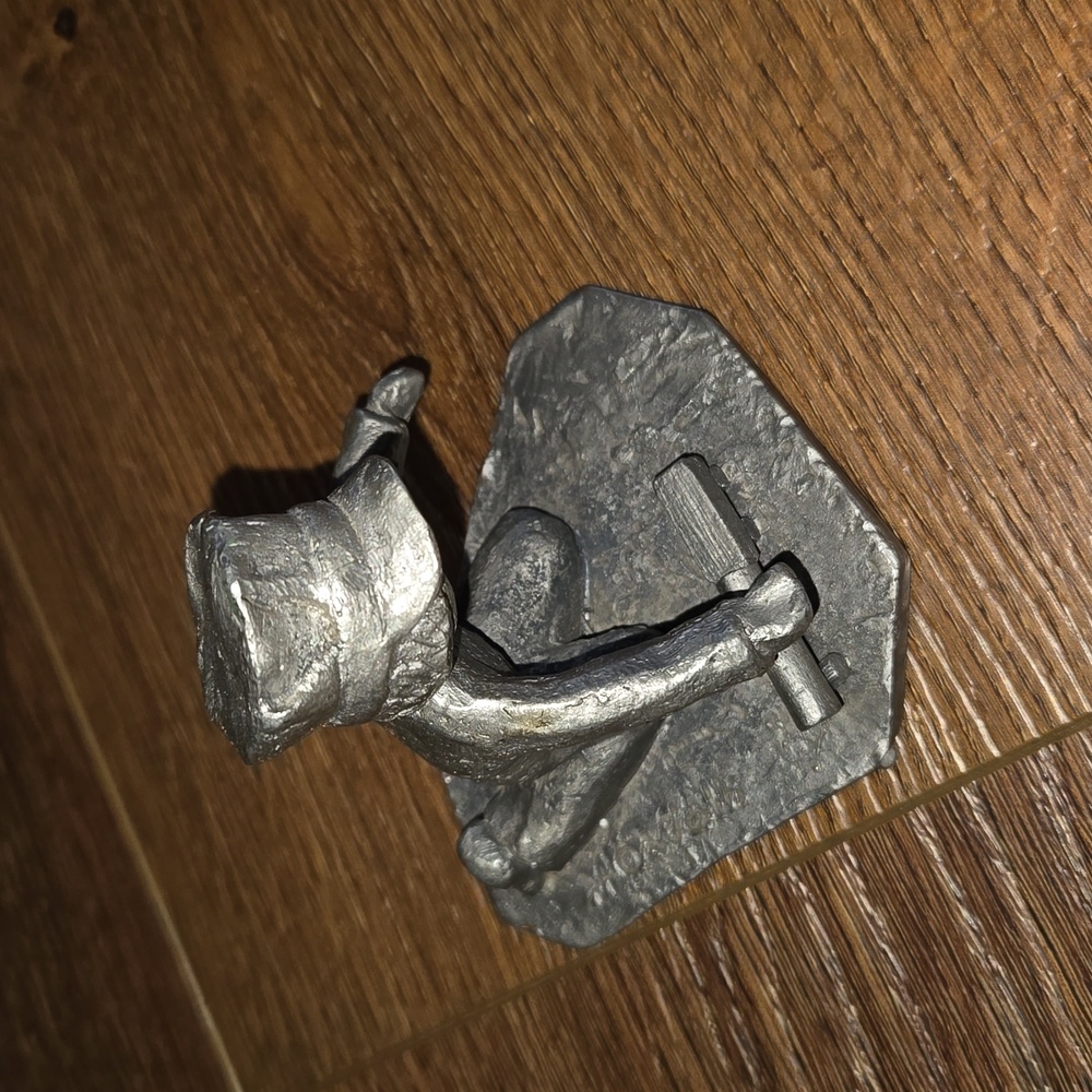 WALLI... HUDSON PEWTER BOY CONDUCTOR figurine... #6160